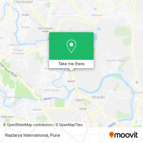 Rajdarya International map