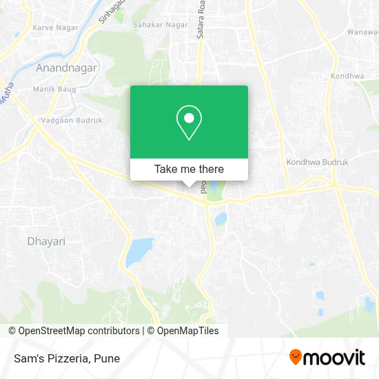 Sam's Pizzeria map