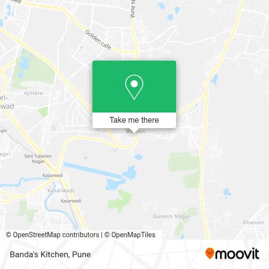Banda's Kitchen map