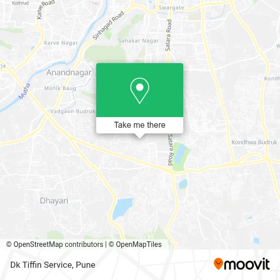 Dk Tiffin Service map