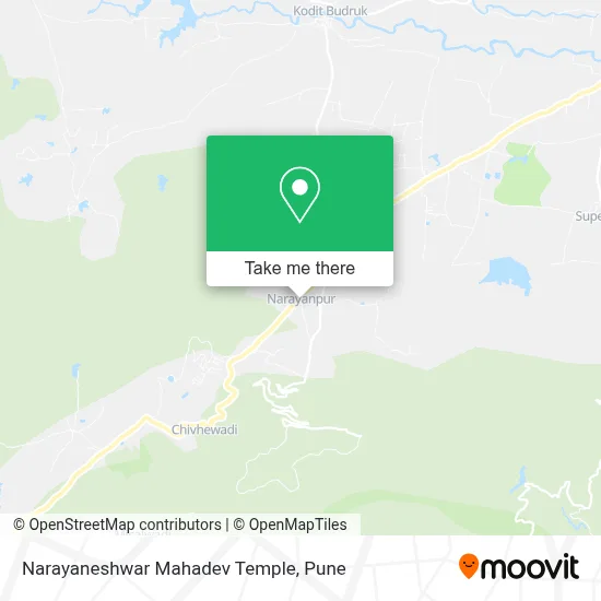Narayaneshwar Mahadev Temple map