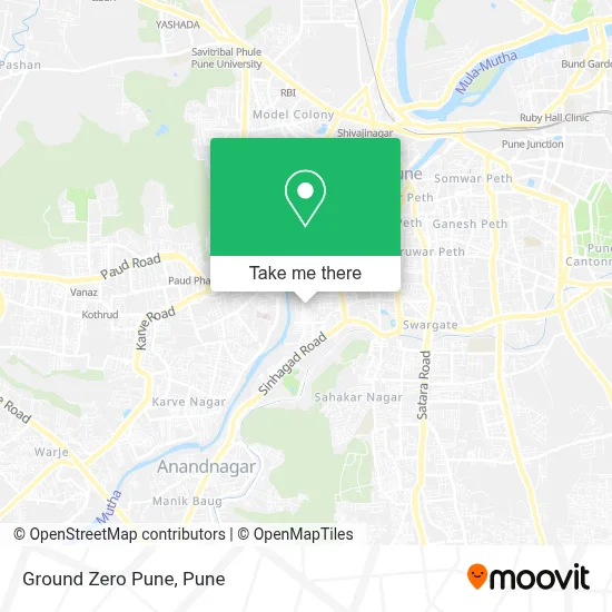 Ground Zero Pune map