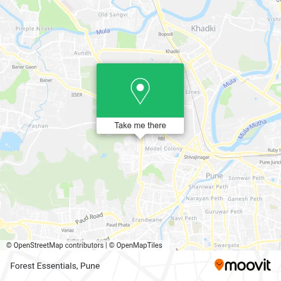 Forest Essentials map
