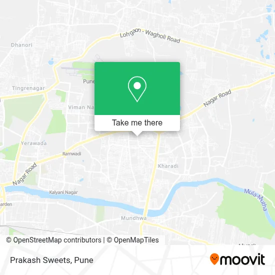Prakash Sweets map