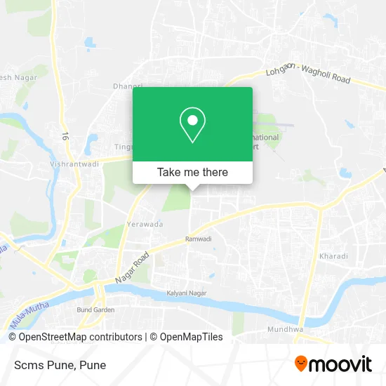 Scms Pune map
