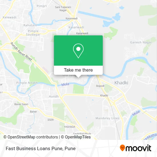Fast Business Loans Pune map