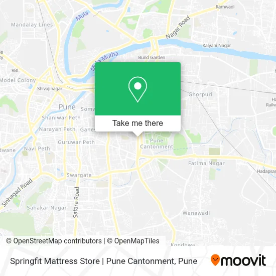 Springfit Mattress Store | Pune Cantonment map