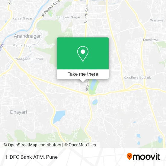 HDFC Bank Atm map