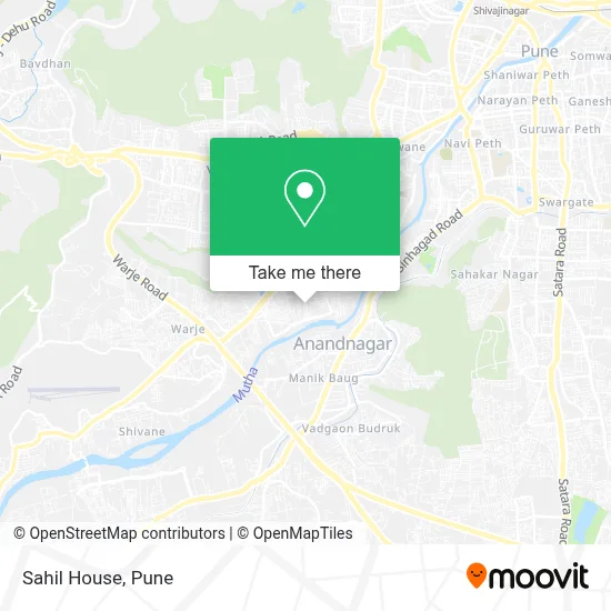 Sahil House map