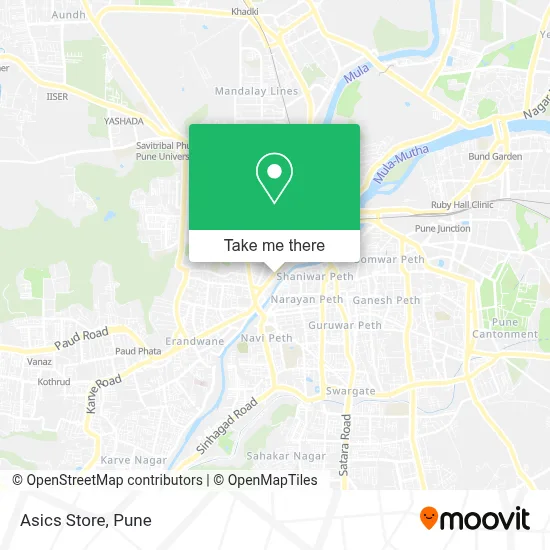 Asics Store map