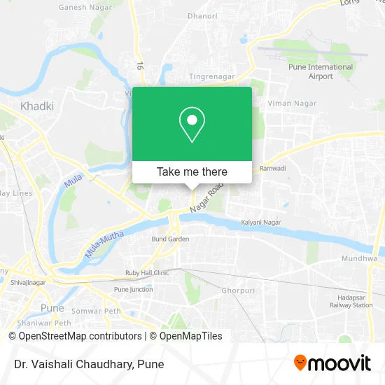 Dr. Vaishali Chaudhary map