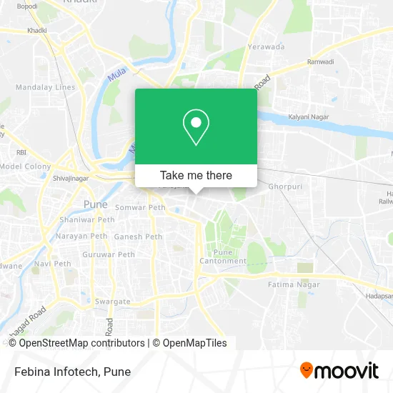 Febina Infotech map