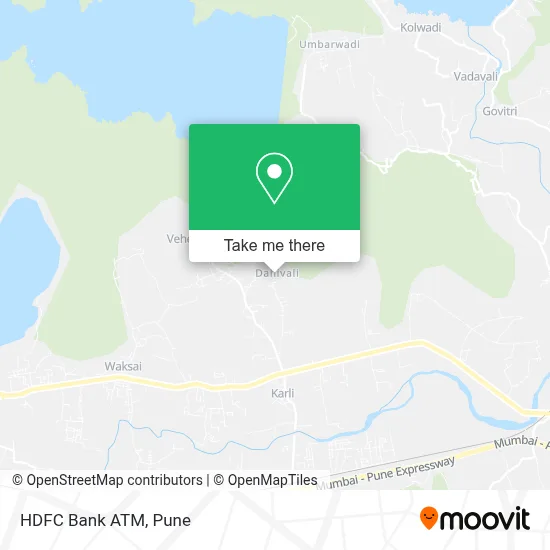 HDFC Bank Atm map