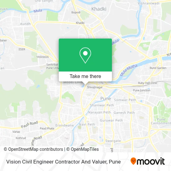Vision Civil Engineer Contractor And Valuer map