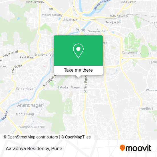 Aaradhya Residency map