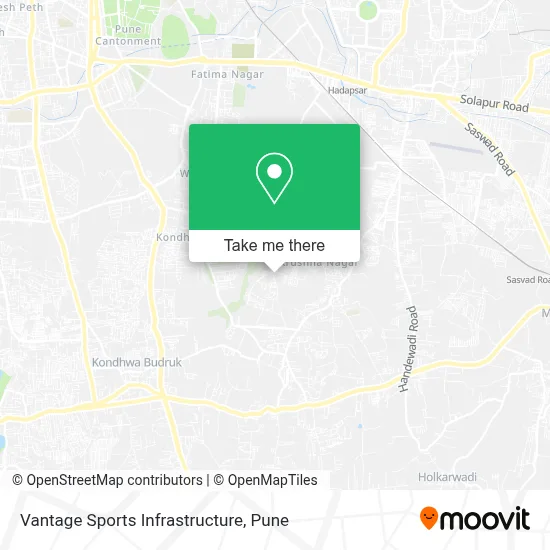 Vantage Sports Infrastructure map