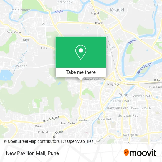 New Pavilion Mall map