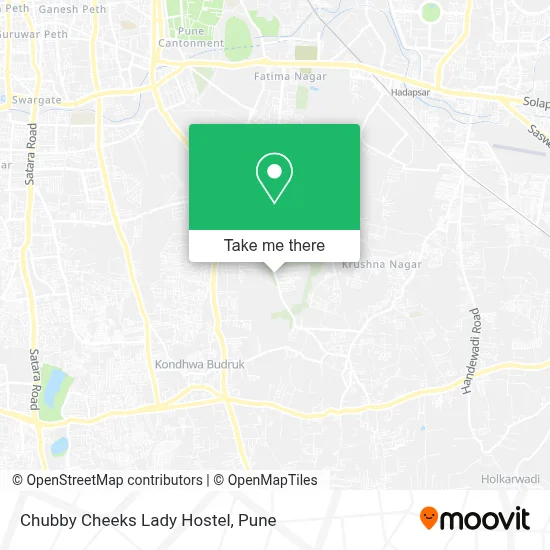 Chubby Cheeks Lady Hostel map