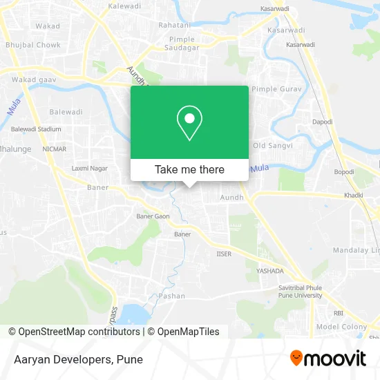 Aaryan Developers map