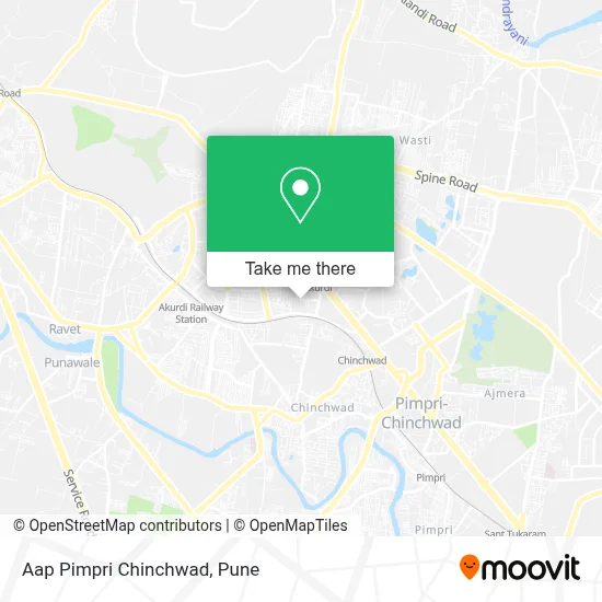 Aap Pimpri Chinchwad map