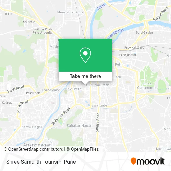 Shree Samarth Tourism map