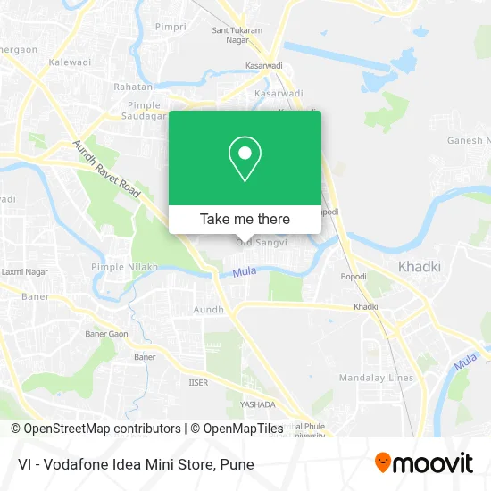 VI - Vodafone Idea Mini Store map