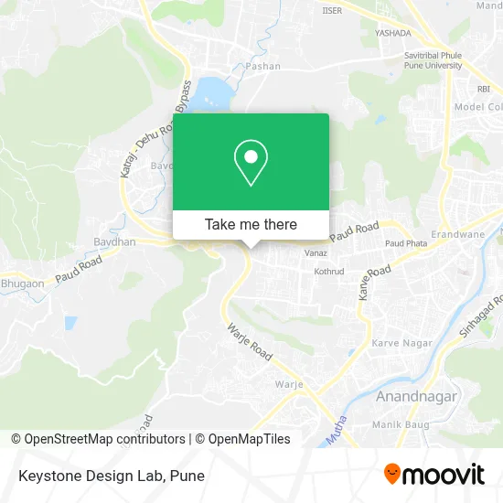 Keystone Design Lab map