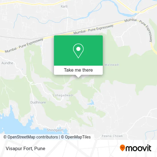 Visapur Fort map