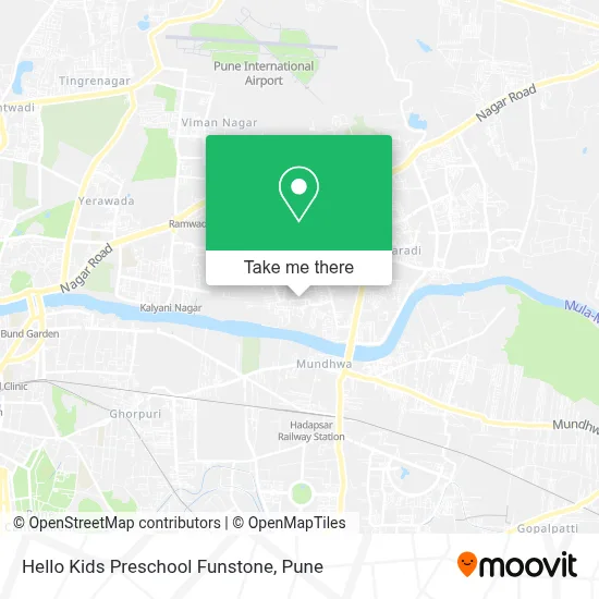 Hello Kids Preschool Funstone map