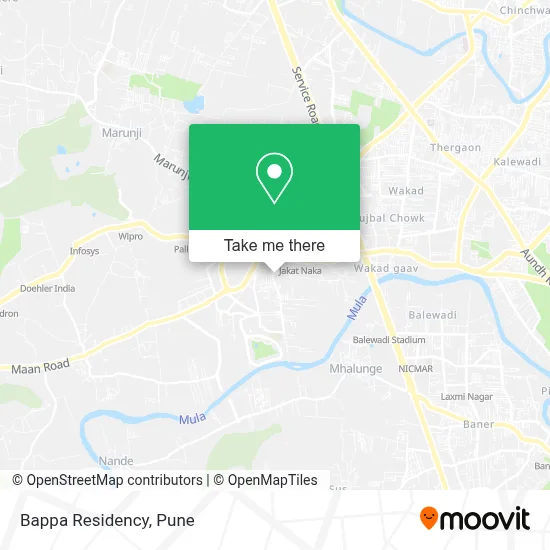 Bappa Residency map