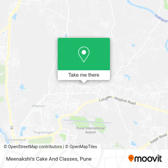 Meenakshi's Cake And Classes map