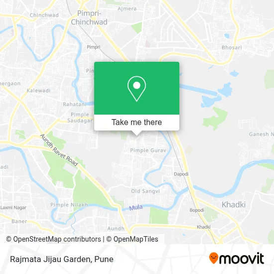 Rajmata Jijau Garden map