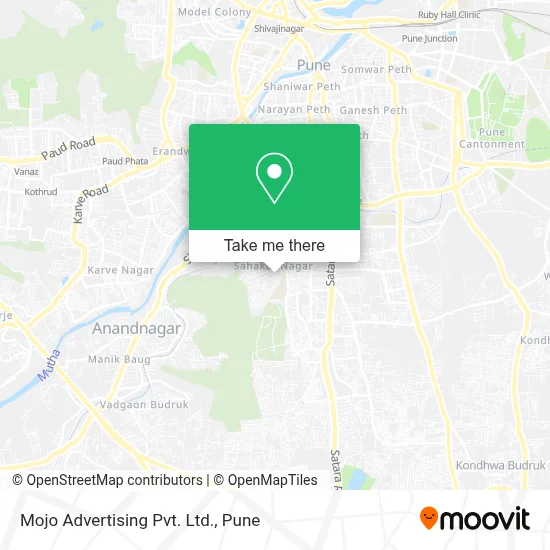 Mojo Advertising Pvt. Ltd. map