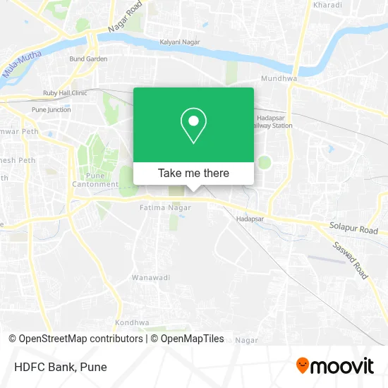 HDFC Bank map