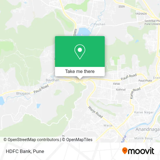 HDFC Bank map