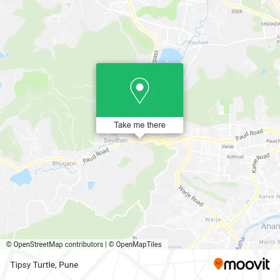 Tipsy Turtle map