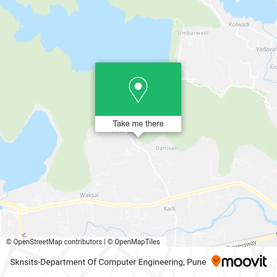 Sknsits-Department Of Computer Engineering map