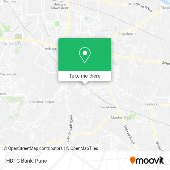 HDFC Bank map