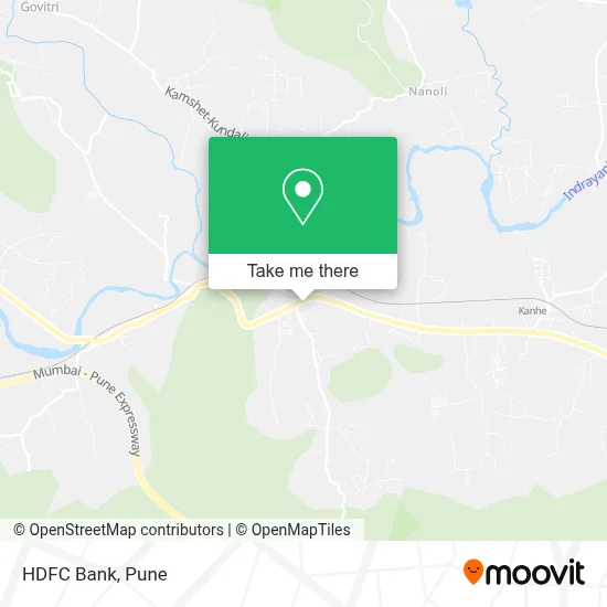 HDFC Bank map