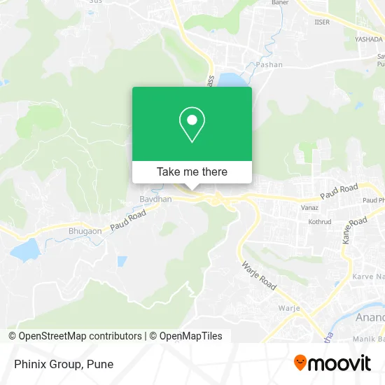 Phinix Group map