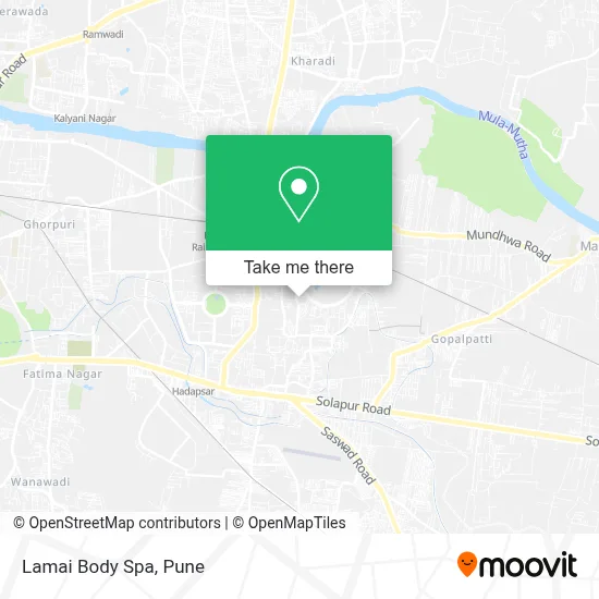 Lamai Body Spa map