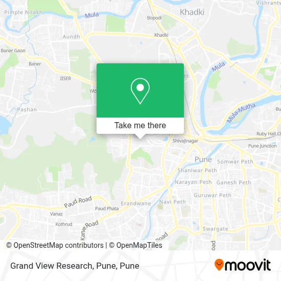 Grand View Research, Pune map