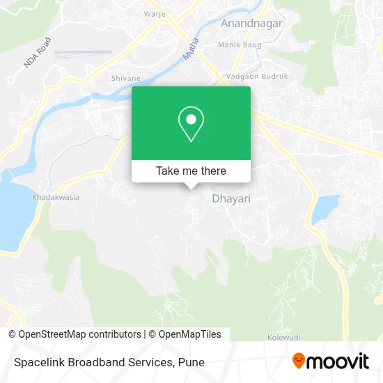 Spacelink Broadband Services map