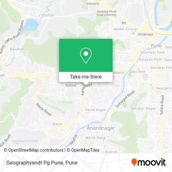 Geographysndt Pg Pune map