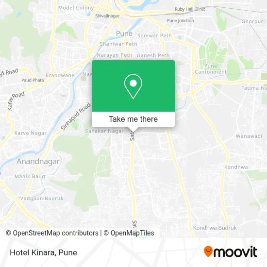 Hotel Kinara map