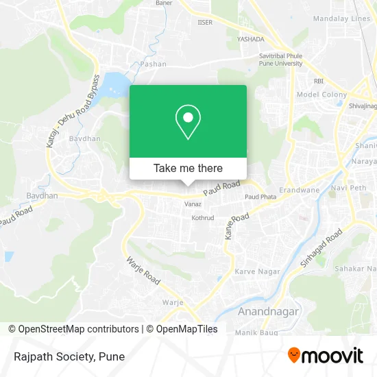 Rajpath Society map