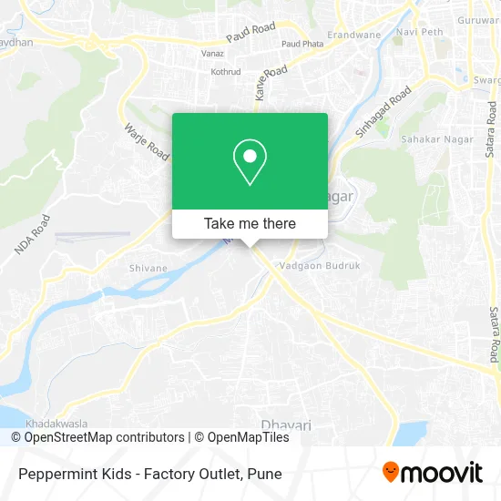 Peppermint Kids - Factory Outlet map