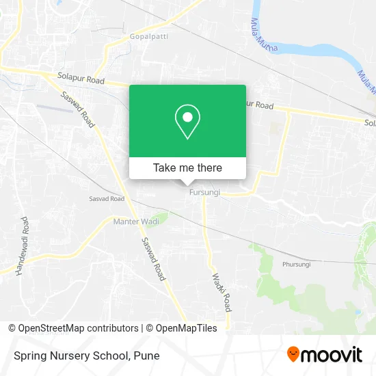 Spring Nursery School map