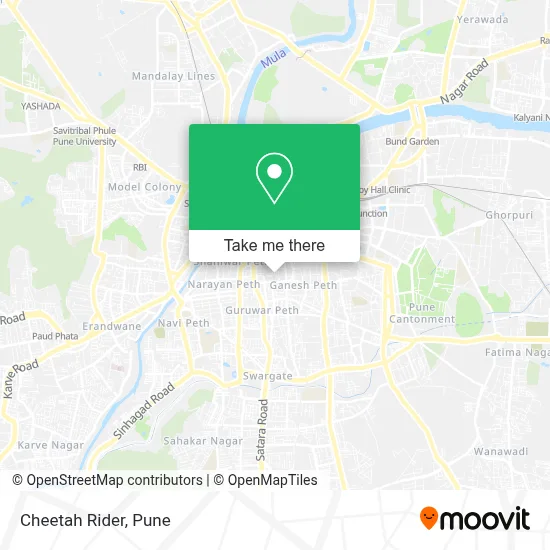 Cheetah Rider map