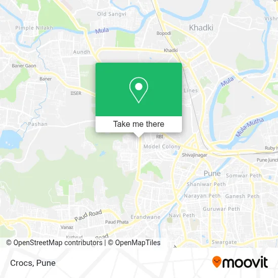 Crocs map